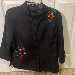 Silk Embroidered jacket